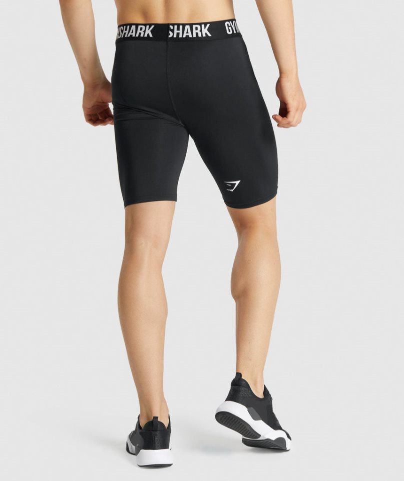 Men's Gymshark Element Baselayer Shorts Black | CA 6A7D08